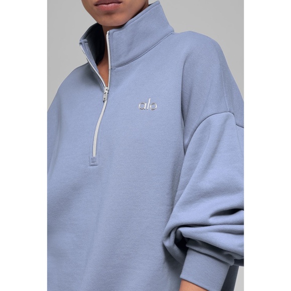 Brand New Accolade 1/4 Zip Pullover Winter Frost Large - Picture 3 of 9